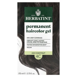 Permanent Haircolor Gel, 4C Ash Chestnut, 5.75 fl oz (170 ml) - Picture 1 of 3
