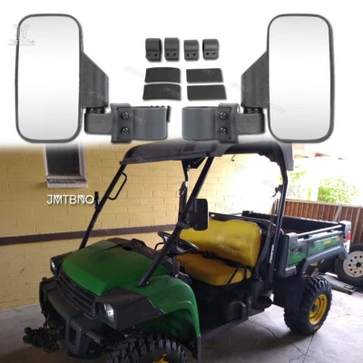 1.75"-2" UTV ATV Rear View Side Mirrors For John Deere Gator CS CX HPX  RSX 850i - Image 1 of 4
