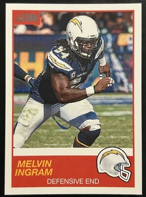 2019 Score Football Base #23 Melvin Gordon III - Los Angeles Chargers C* - Image 1 of 2