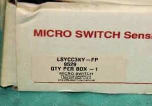 Honeywell, LSYCC3KY-FP, Micro Limit Switch 6P NEW Sealed - Picture 1 of 2