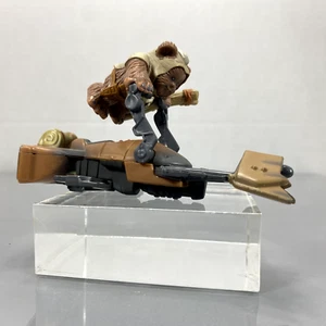 Hasbro Star Wars Galactic Heroes PAPLOO & SPEEDER BIKE figures Ewoks on Endor - Picture 1 of 3