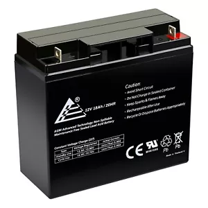 12V 18Ah SLA Sealed Lead Acid Replacement Battery for Universal Battery UB12180 - Picture 1 of 6