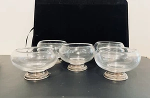 Set 5 ciotole con piedi Frank Whiting & Co. STERLING 4"" by 2,5 - Foto 1 di 9
