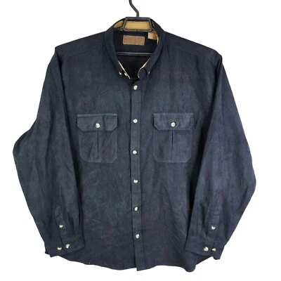 Mens Black Clearwater Outfitters Shirt Polyester Button Up Long Sleeve Size XXL - Image 1 of 4