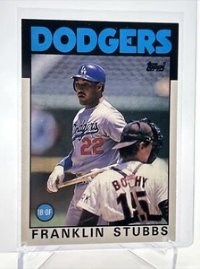 1986 Topps Traded Franklin Stubbs Baseball Card #105T NM-MT FREE SHIPPING - Picture 1 of 3