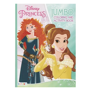 Disney Princess Jumbo Coloring & Activity Kids Book - 80 pages - Imagen 1 de 7