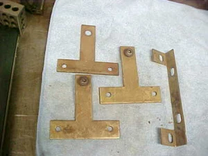 MISC POWERGLIDE TRANSMISSION SHIELD BRACKETS GLIDE LOT SBC BBC - Picture 1 of 1