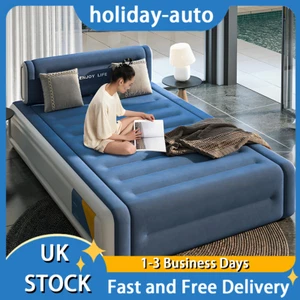 203x152x46cm Inflatable Extra Large Luxury Air Mattress Built-in Electric Pump - Picture 1 of 5