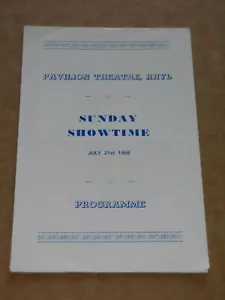 Bonzo Dog Doo Dah Band 1968 Pavilion Theatre, Rhyl Concert Programme - Bild 1 von 2