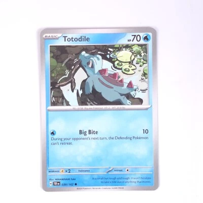 Totodile 039/162 Pokemon SV05: Temporal Forces Common NM - Image 1 of 2