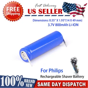 Replace Battery 800mah 3.7V For Philips Shavers RQ1095, RQ1095/22, RQ1250 - Picture 1 of 9