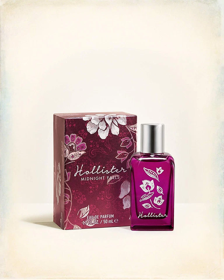 Hollister Midnight Falls Eau de Parfum Spray para Mujer 1.7 OZ DESCONTINUADO NUEVO EN CAJA Foto 1 de 2