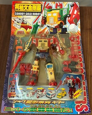 Convoy Gold Robot KO Figure Transform to Truck New Vintage China TF - Image 1 of 4