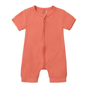 Unisex Baby Romper Infant Boy Girl Short Sleeve Bodysuit Summer Jumpsuit Outfits