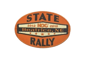 2012 Beatrice, NE. Harley Owners Group State Rallyes HOG Patch - Bild 1 von 3