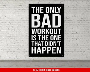 Gewichtheben Wandbild - Motivationsbanner - Home Gym Deko - Bild 1 von 13