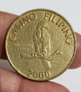 2000 Philippines Casino Filipino Eagle Token - Picture 1 of 3