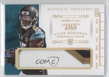 2014 Panini National Treasures Team Nicknames Prime /50 Allen Robinson Rookie RC