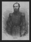 1865 - Portrait General Ulysses S Grant Präsident USA Holzstich wood engraving