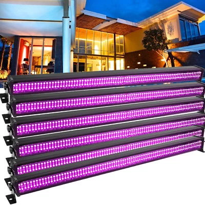RGB 6x 168W 336LED Wall Washer Licht Bar Bühnenlicht dj Lichhteffekt Halloween - Bild 1 von 4