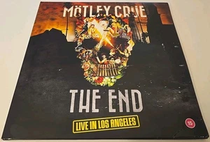 MOTLEY CRUE The End Live in Los Angeles 2xLP Yellow Vinyl 180g Limited Ed w/DVD - Picture 1 of 13