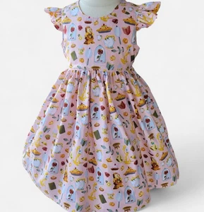 Beauty and the Beast dress, Belle dress, Beauty Beast friends party dress, Birth - Picture 1 of 5