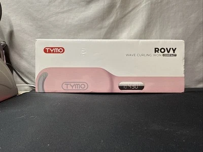 Tymo Rovy Pink Wave Curling Iron Compact Ceramic Barrel Ionic Technology - Image 1 of 4