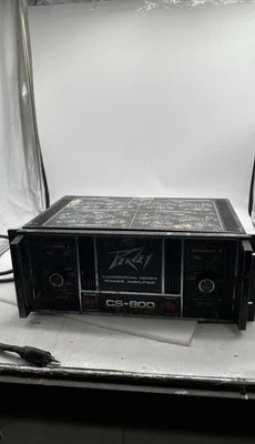 Peavey CS-800 Commercial Series Power Amplifier 2-Channel Untested Vintage - Image 1 of 4