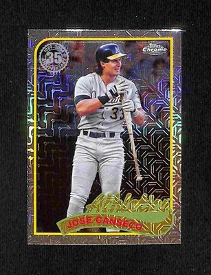 2024 Topps Series 2 - 1989 Topps Chrome Silver Pack Mojo Jose Canseco #2T89C-46 - Image 1 of 2