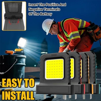 Wireless LED Work Light For 21V Battery Cordless Outdoor | Lamp Workshop T7H6 - Image 1 of 4
