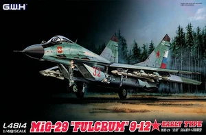 Great Wall Hobby 1/48 MiG-29 9-12 Fulcrum Early Type - kit L4814 w/ Eduard FE682 - Picture 1 of 4