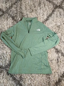 Pullover THE NORTH FACE Para Hombres Talla Pequeña Pinos 1/4 Cremallera Top Activo Calce Ajustado - Imagen 1 de 4