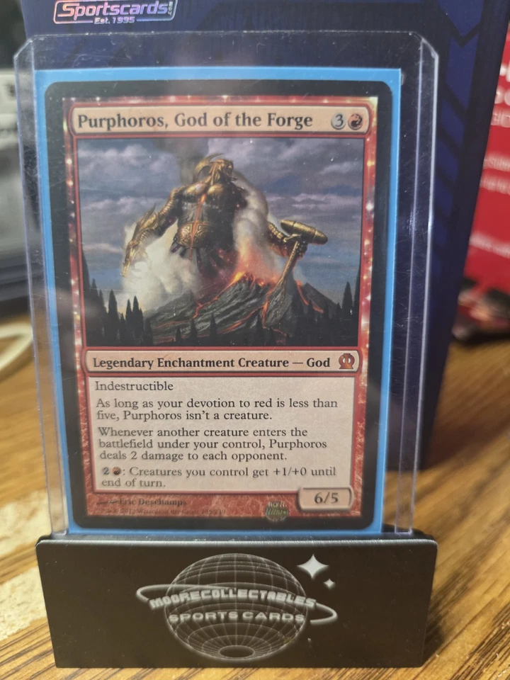 MTG 1x Purphoros, God of the Forge # 135 Theros Magic the Gathering Card x1 NM - Image 1 of 1