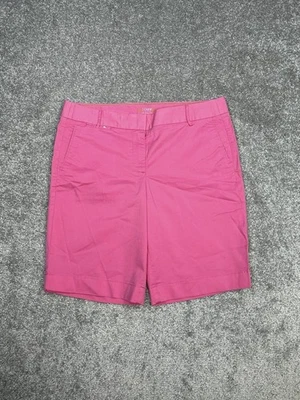 Pantalones Cortos Chinos J Crew Para Mujer 8 Algodón Rosa Verano Peso Frente Plano Exterior Nuevos Foto 1 de 4
