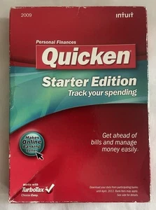 Intuit Quicken Starter Edition 2009 NEW Sealed Box - Picture 1 of 2