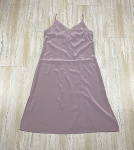 Cuyana Womens Size SM Mauve Dusty Pink Silk Slip Dress Sleeveless - Picture 1 of 11