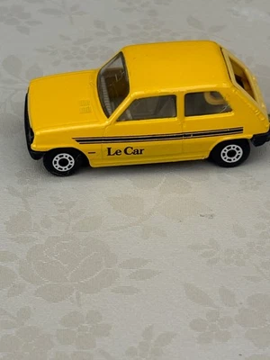 1978 MATCHBOX LESNEY SUPERFAST 21 RENAULT 5TL Le CAR BLACK BASE USED FOR DISPLAY - Image 1 of 4