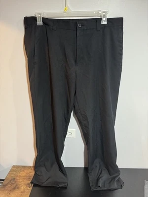 Pantalones de vestir Kenneth Cole Reaction para hombre talla 38x32 negros WPL 386 Foto 1 de 3