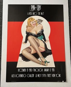 Original 1980 Peter Driben "PIN-UPS - A Peek Into The Past" Large 31" x 23" Art - Picture 1 of 3