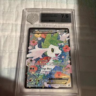 13 POKEMON LEGENDARY TREASURES SHAYMIN EX FULL ART RC21/RC25 RADIANT COLLECTION - Image 1 of 2