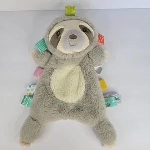 Taggies Plush Sloth Lovey Mary Meyer Baby Stuffed Security Blanket Signature Col - Picture 1 of 13