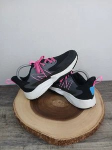 New Balance Rave Run V2 Black & Pink Sneakers/Running Shoes Youth Size 5 "READ" - Picture 1 of 24