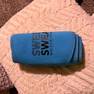 SWEAT Waist Trimmer Belt Women's Medium Blue Exercise Fitness - Image 1 of 4