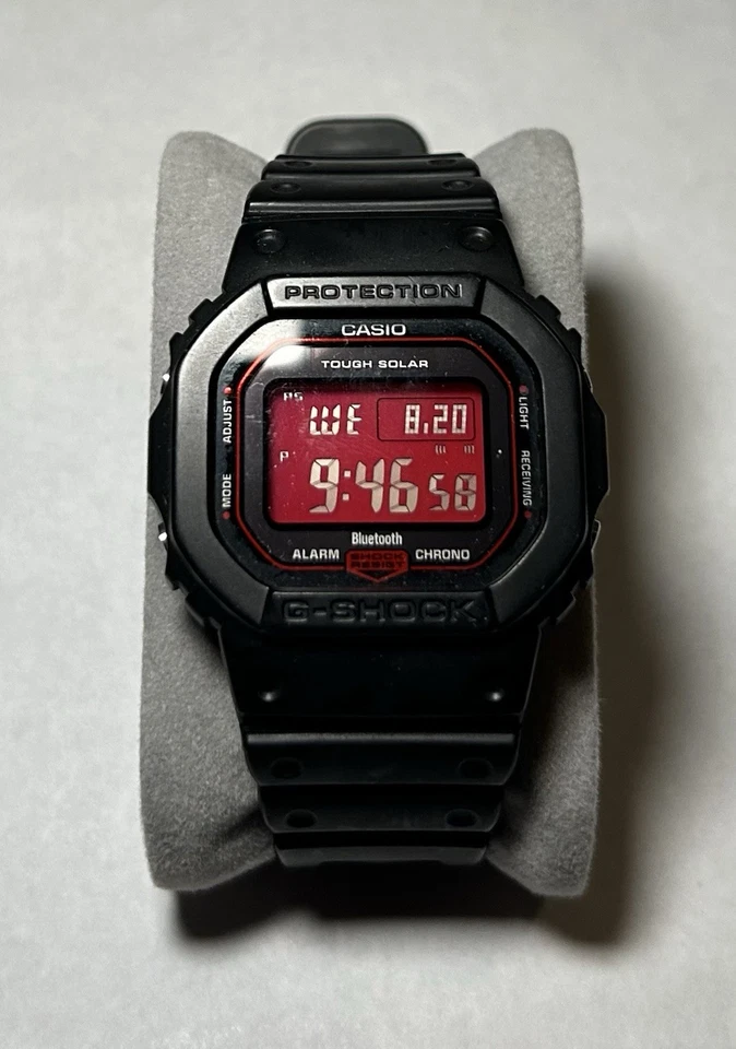 Casio GSHOCK GWB5600AR1 Rojo Adrenalina Resistente Solar Bluetooth Rad G2U Foto 1 de 4