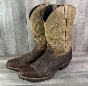 Laredo Men's Rigid Roughout Performance Broad Square Toe Western Boots 7729 - Picture 1 of 14