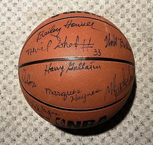 PHIL JACKSON RICK BARRY MEADOWLARK LEMON BAILEY HOWELL  6 SIGNED BASKETBALL AUTO - Picture 1 of 5