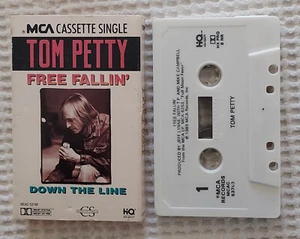 TOM PETTY Free Fallin' b/w Down The Line Orig '89 MCA Rare Rock Cassette Single - Picture 1 of 2