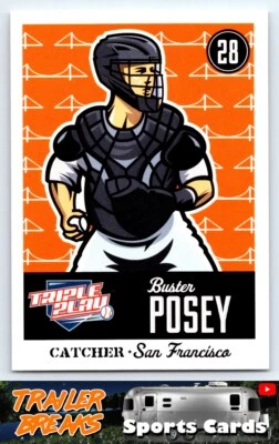 2012 Panini Triple Play #71 Buster Posey - Image 1 of 2