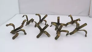 Set of 8 Antique Victorian Brass Finials - Picture 1 of 5