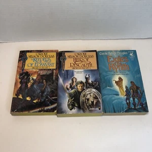 3 Carole Nelson Douglas Books Lot Sword & Circlet 1 & 2 Exiles of the Rynth - Picture 1 of 12